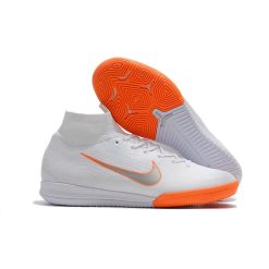 Billiga Fotbollsskor Nike Mercurial SuperflyX 6 Elite IC Herr - Vit Orange